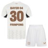 Officiële Voetbalshirt + Korte Broek Bayer 04 Leverkusen Jeremie Frimpong 30 Uit 2024-25 - Kids